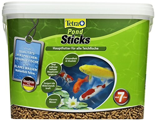 Tetra Pond Sticks (Hauptfutter für alle Gartenteichfische in Form von schwimmfähigen Sticks), 7 Liter Eimer