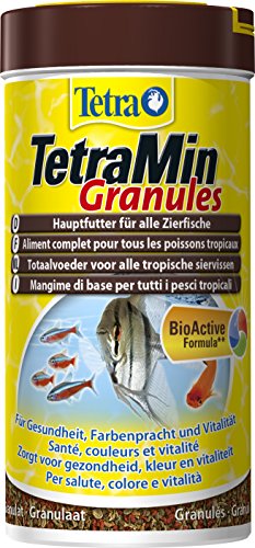 TetraMin Granules (Hauptfutter in Granulatform für alle kleinen Zierfische wie z.B. Salmler und Barben), 250 ml Dose