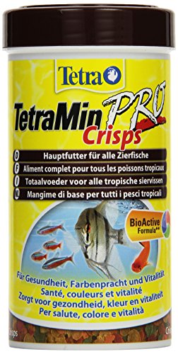 TetraMin Pro Crisps (Premiumfutter für alle tropischen Zierfische in Crisp-Form, für Vitaminstabilität, mit hohen Nährwert), 250 ml Dose