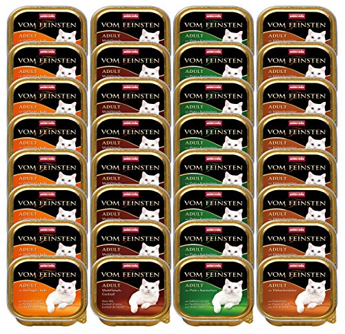 Animonda vom Feinsten 83254 Mix1 Geflügel-Kreationen 32 x 100 g – Katzenfutter