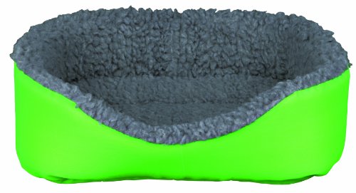 Trixie 62703 Kleintierkuschelbett, 35 × 28 cm, grün/grau
