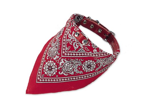 Nobby Halsband mit Tuch, rot, Länge 40 cm