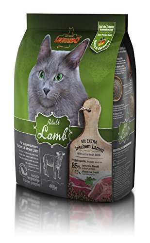 Leonardo Adult Lamb [400g] Katzenfutter | Trockenfutter für Katzen | Alleinfuttermittel für ausgewachsene Katzen Aller Rassen ab 1 Jahr