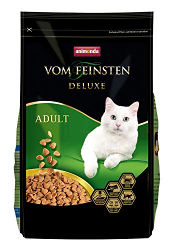 animonda Vom Feinsten Deluxe Adult Katzenfutter, Trockenfutter für erwachsene Katzen, aus Geflügel, 1,75 kg