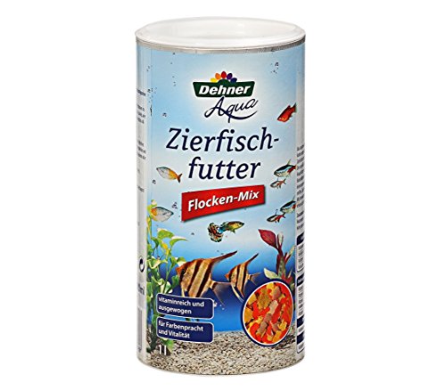 Dehner Aqua Zierfischfutter Flocken-Mix, 1 l